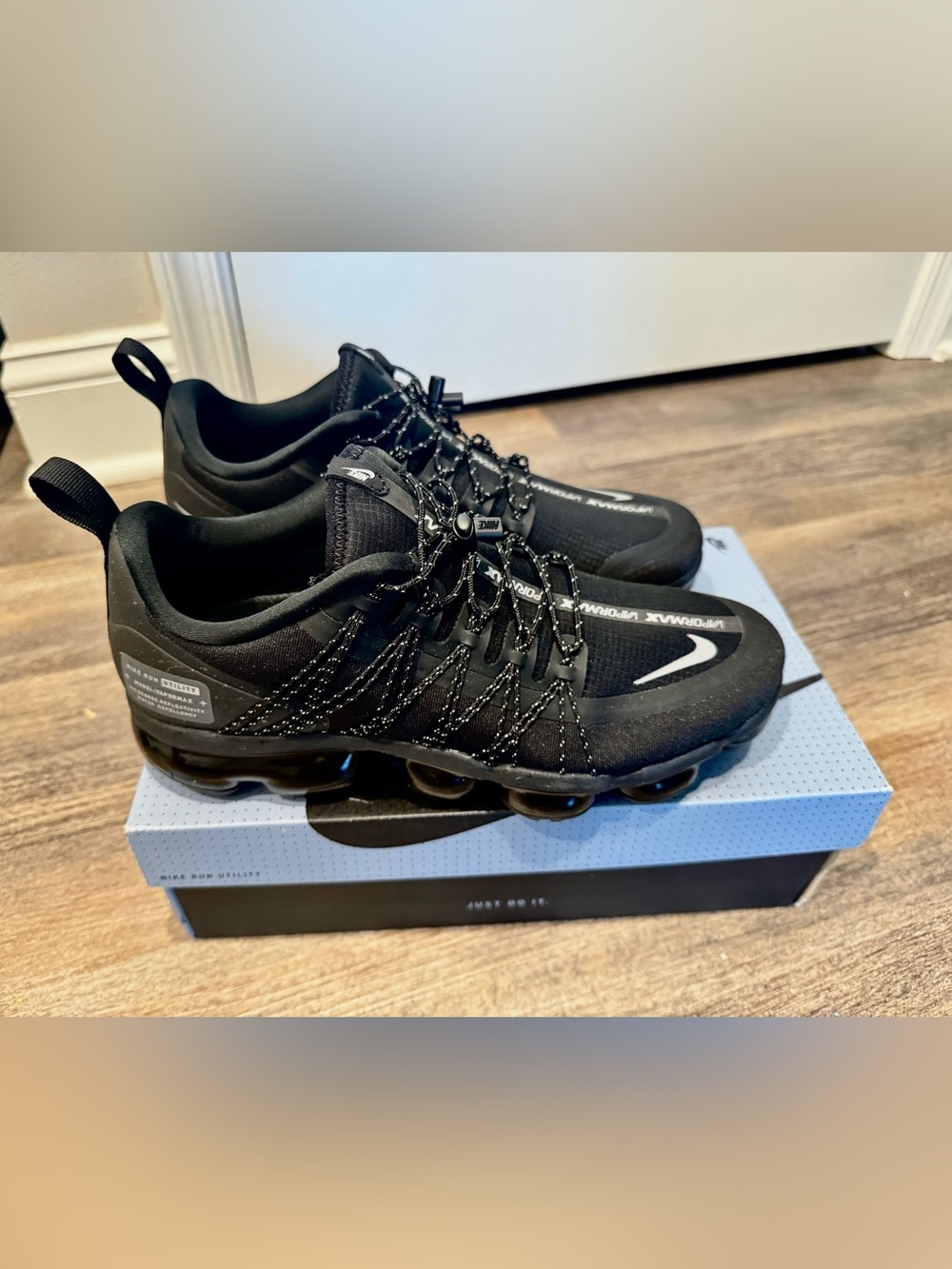 Nike Black VaporMax Utility Running Sneakers